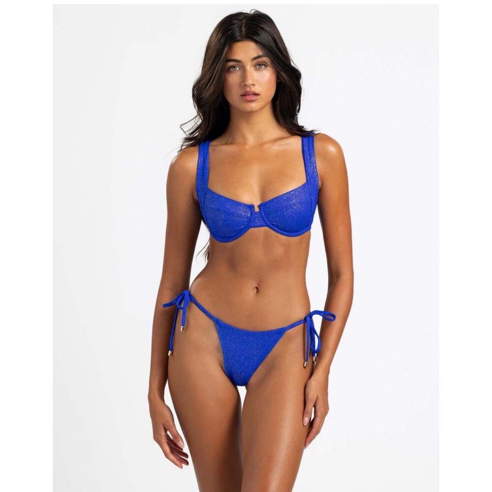 Beach Bunny Constance Side Skimpy Bottom NWT Sz XS